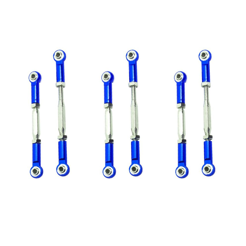 6Pcs Metal Adjustable Steering Linkage Servo Link Pull Rod For Slash 4X4 5807 Hq727 1/10 Rc Car Upgraded Parts,3 4713206246535