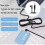 Durability Type C To DC5.5Mm Fast Charging Cable For-9V 3