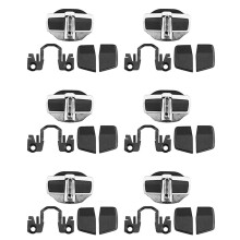 6Set Voiture TRD Boucle de Verrouillage de Porte Stabilisateur Amélioré Couvercle Loquets Bouchon pour - Série éliminer L'Espace Anormal