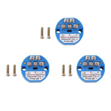 3X PT100 Type to 0-10V 0-100 Degree RTD Input 0-10 A Output DC24V Thermal Resistance Temperature Transmitter