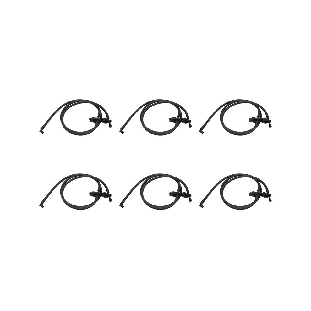 6X Windshield Windscreen Washer Nozzle Jet Hose A1698600492 For - A W169 2004-12 /B W245 2005-11 No Heated 4713774068447
