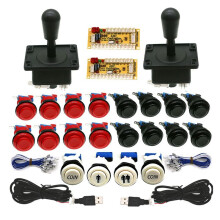 For  Arcade Game DIY Kit USB Board Controller for Pc Raspberry Pi Zero Delay US Style 8 Way Joystick D