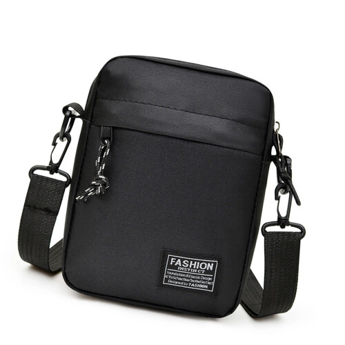 Practical Adjustable Outdoor Belt Bag Oxford Cloth-Black Color