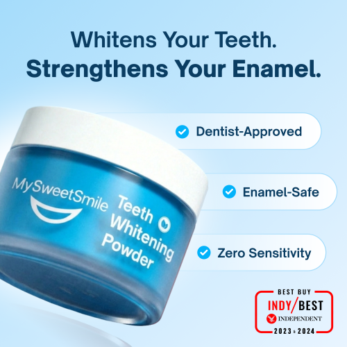 MySweetSmile Teeth Whitening Powder - Dentist Approved 1