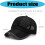 Ventilated Sport Sun Hat Mesh Mesh Quick Dry Fabric-Black 4