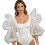 Oversized Sleeves for Wedding Dresses Butterfly Wing-White 1