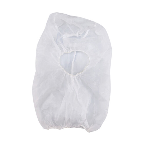 Couvre-cheveux Non tissé extensible, 100 pièces,-Blanc