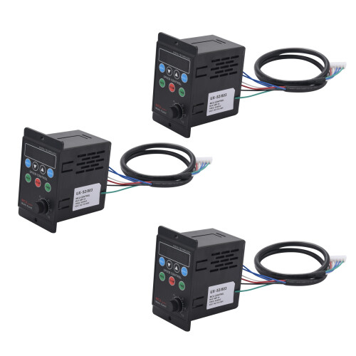 3X Ux-52 Digital Display Motor Speed Controller Motor Governor Soft Start Tools 220V Ac 6W-400W