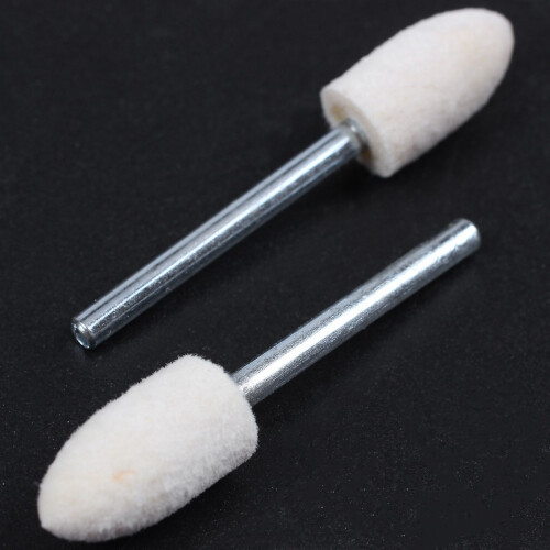 24 Pcs Polishing Buffing Tool 8.5mm Conical Mounted  Bobs 3mm Shank