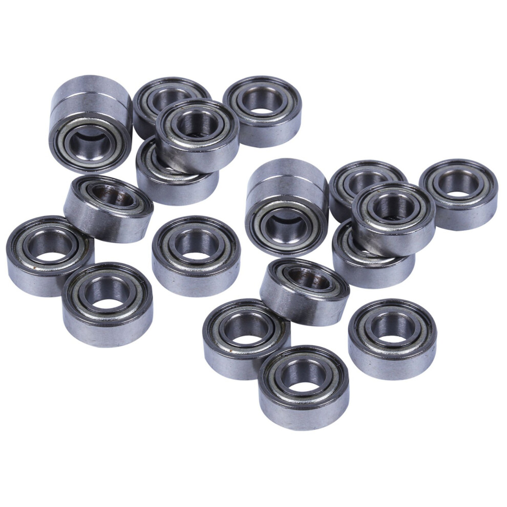20Pcs Miniature Sealed Metal Shielded Metric Radial Bearing Model: Mr115 Zz 5X11x 4Mm 4713241357241