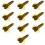 10er Pack realistische Action Soft Baits Buoyance-Farbe B 5cm 1