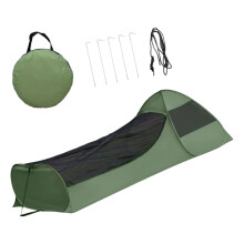 Thin 1.2kg Hiking Shelter Water Resistant And Insect-Green