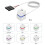 2X 2M Portable LED Lights Computer Desktop  PC External Start Power /Off Button Extension Cable,  Light 3