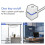 2X 2M Portable LED Lights Computer Desktop  PC External Start Power /Off Button Extension Cable,  Light 4
