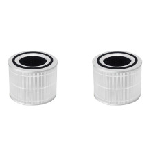 2X PM2.5 Hepa-Filter voor Levoit Luchtreiniger Core 200 Actieve Koolfilter Core 200S Luchtreinigerfilter
