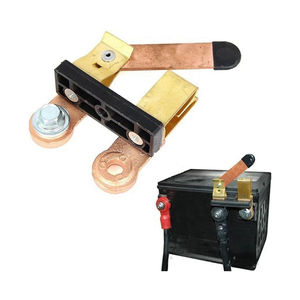 2X Side Post Knife Blade 12V / 24V Battery Disconnect Isolator For Marine Car Boat Rv Atv (With Long Bolt) 4711677989401