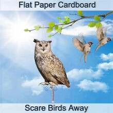 Acrylic Bird Repeller Simulation Owl Reflective Bird Repeller Owl Orchard Balcony Garden Bird Repeller Decoration