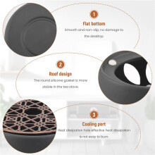 Ceramic Teapot Warmer Holder Base Tea Warmer Insulation Base Tea Coffee Water Warmer Hollow Candle Heating Base Holder C