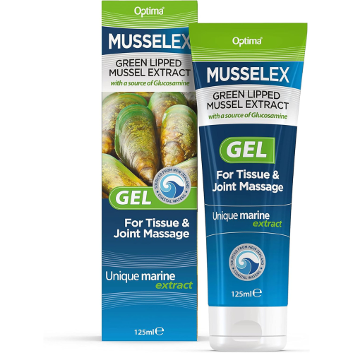 Optima MusselEx Organic Green Lipped Mussel & Glucosamine Gel - 125ml