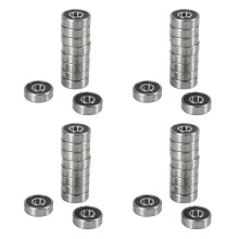 40Pcs 628RS 8mmx24mmx8mm Double Sealed Miniature Deep   Bearing