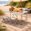 Daniel James Folding Camping Table and 4 Chair Set, Portable Aluminium Picnic Table 8