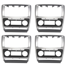 4X 2 Din Radio Fascia for  Octavia Audio Stereo Panel Mounting Installation Dash Kit Trim Frame Adapter