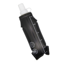 Outdoor-Wasserflasche, weiche Flasche zum Laufen,-Schwarz
