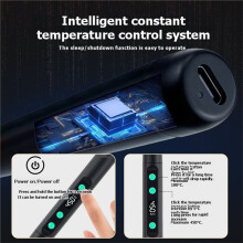 Portable Welding Tool USB Digital Display Soldering Iron Home Rapid Heating Soldering Repair Soldering Iron Kit White
