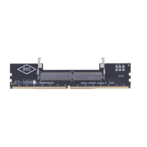 DDR5 Laptop to Desktop Memory Adapter Card Notebook to PC Computer Memory Extension Adapter with Stable Power Supply