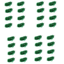 24 Sztuk Cheerleaderek Pom Poms Folia Metaliczna Cheer Pom Poms z Plastikowym Uchwytem dla DorosłYch Dzieci Cheerleaders Party Zielony