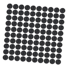 Porte-cartes de jeu, 100 pièces, support de numéro de-Noir