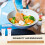 Plastic Salt and Pepper Shakers with Lids Large  Covered Moisture Proof Salt Shaker Pepper Container 4pack 6