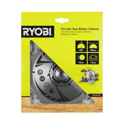 Ryobi Ryobi 150mm 40T Circular Saw Blade CSB150T40 2