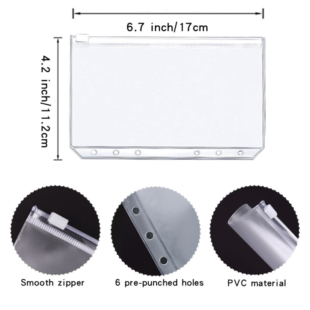 A6 PU Leather Budget Binder Aurora Design