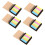 Bloc-notes en papier de couleur fluorescente,-5 pièces 1