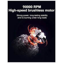 New X3-M Turbo Jet Fan Powerful Air Blower 130000RPM Adjustable Wind Speed 52m/S Blower Brushless Motor (8000mah)