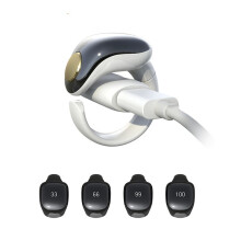 Anneaux Intelligents Tasbih Anneaux Compteur  Compteur de Doigt Électronique APP Support Étanche Compteur de Doigt à 4 Chiffres Noir