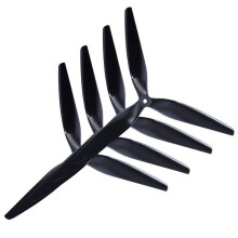 4 Hélices 10X5X3 10 Pouces 3 Pales en Nylon Renforcé de Carbone Noir pour Accessoires de Drone RC FPV