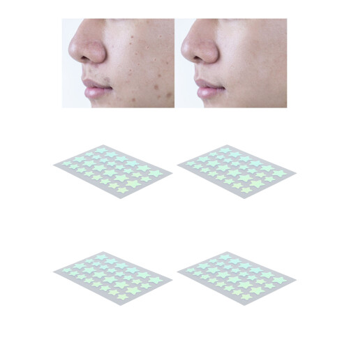 Hydrocolloid-Patch gegen Pickel in Sternform 58 Stück
