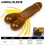 10er Pack realistische Action Soft Baits Buoyance-Farbe B 5cm 5