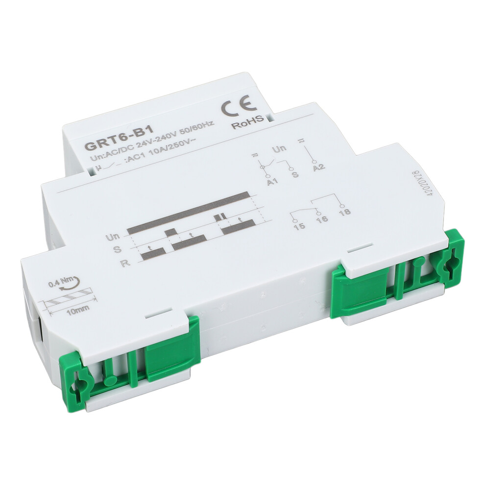DIN Rail Time Relay Delay Off 0.1s-10 Days