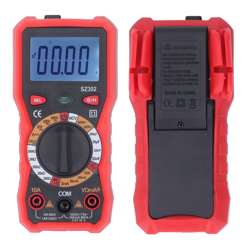 Backlit Multimeter With NCV And Stand