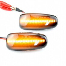 4x Car LED Dynamic Side Signal Lamp Light Turn Lamp for - W210 W202 W208 R170 Vito W638 Black