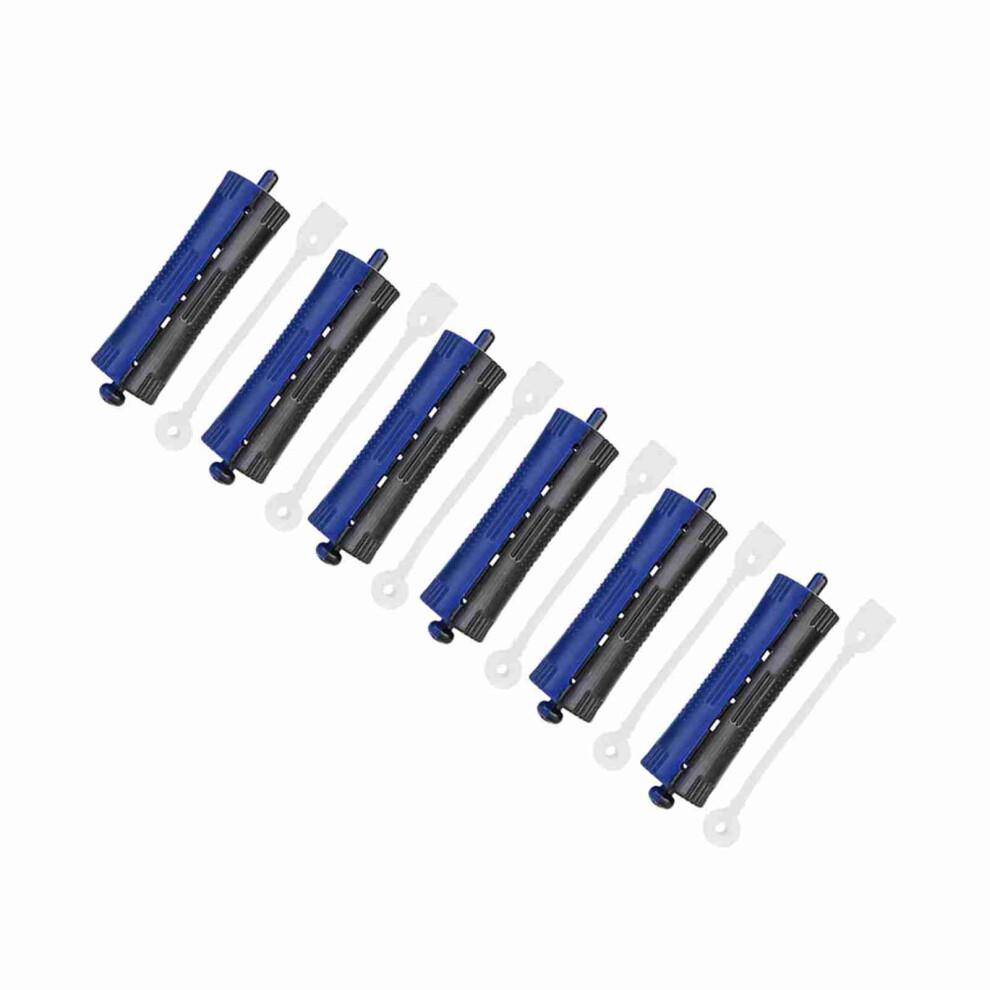 6Pcs Hair Perm Rods Set Rubber Band