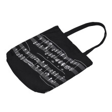 Washable Music Tote Shoulder Bag