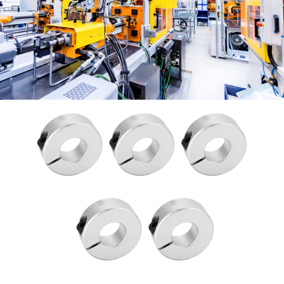 5 x 2/3in Clamping Shaft Collar Aluminium