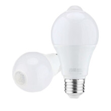 8X 12W Motion Sensor Light Bulb,Outdoor/Indoor Movement Activated Security LED Bulb,1000LM,E26/B22,3500K Warm White