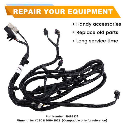 For  XC90 II 2016-2022 Car Front Bumper PDC Wiring Harness 31499233 2
