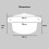 Cooks Professional (Ivory) Cooks Professional 26cm Cast Iron Casserole 6