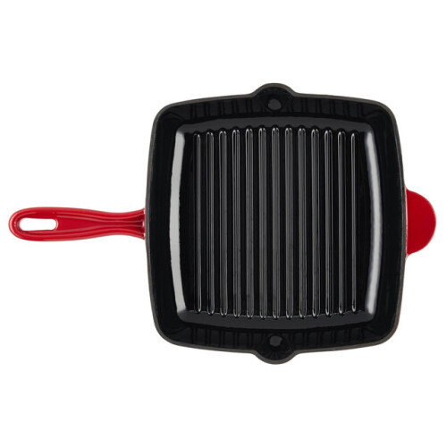Cooks Professional (Red) Cooks Professional 26cm Cast Iron Skillet Pan 2